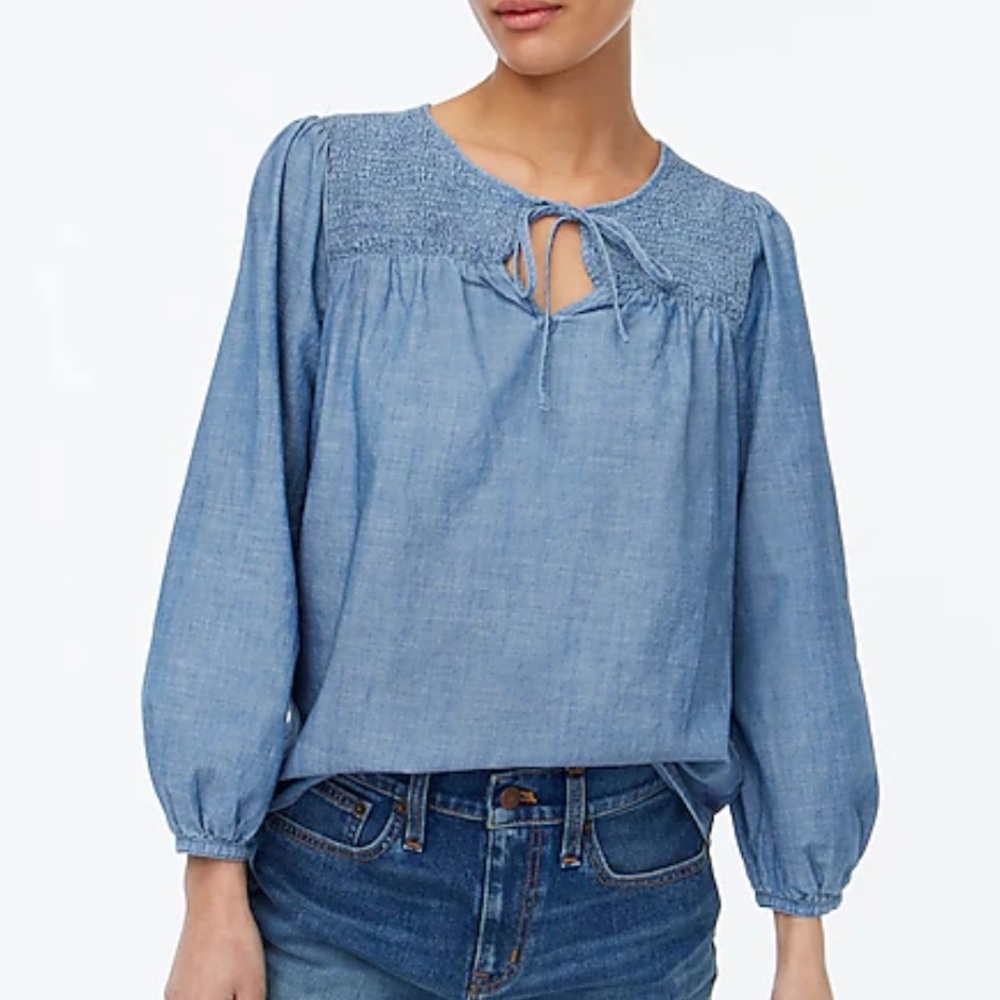 J Crew Denim Top